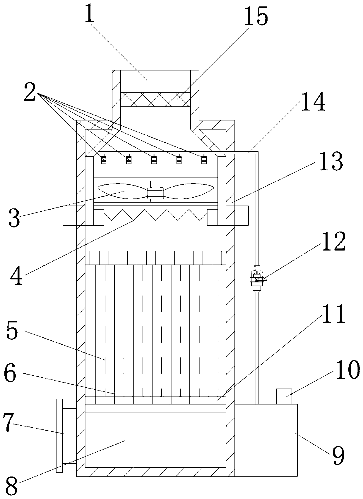 Electrostatic dust removal device