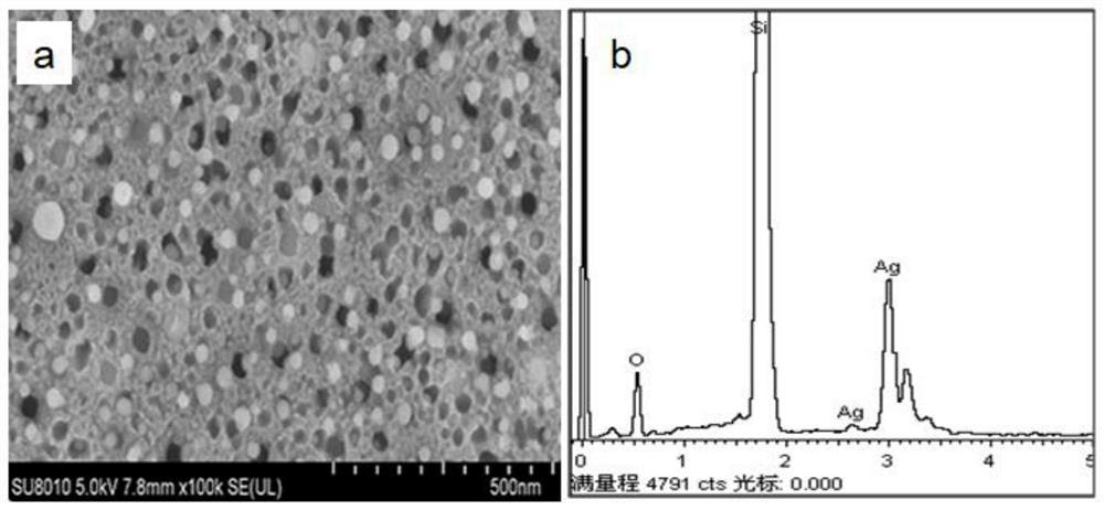 Preparation method of a silver-porous silicon-based surface-enhanced Raman scattering biological detection chip