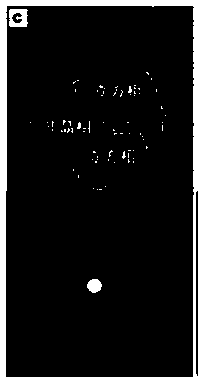 Method for in-situ study of amorphization mechanism of germanium-antimony-tellurium material under electron beam irradiation