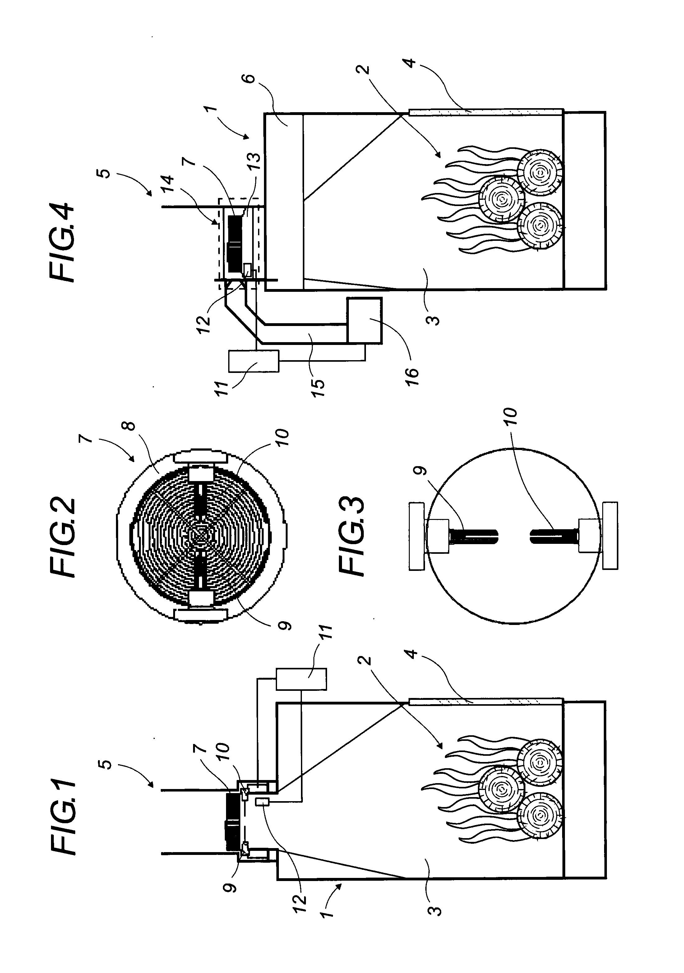 Purification assembly having catalysts for gases and combustion fumes from solid fuel heating apparatus