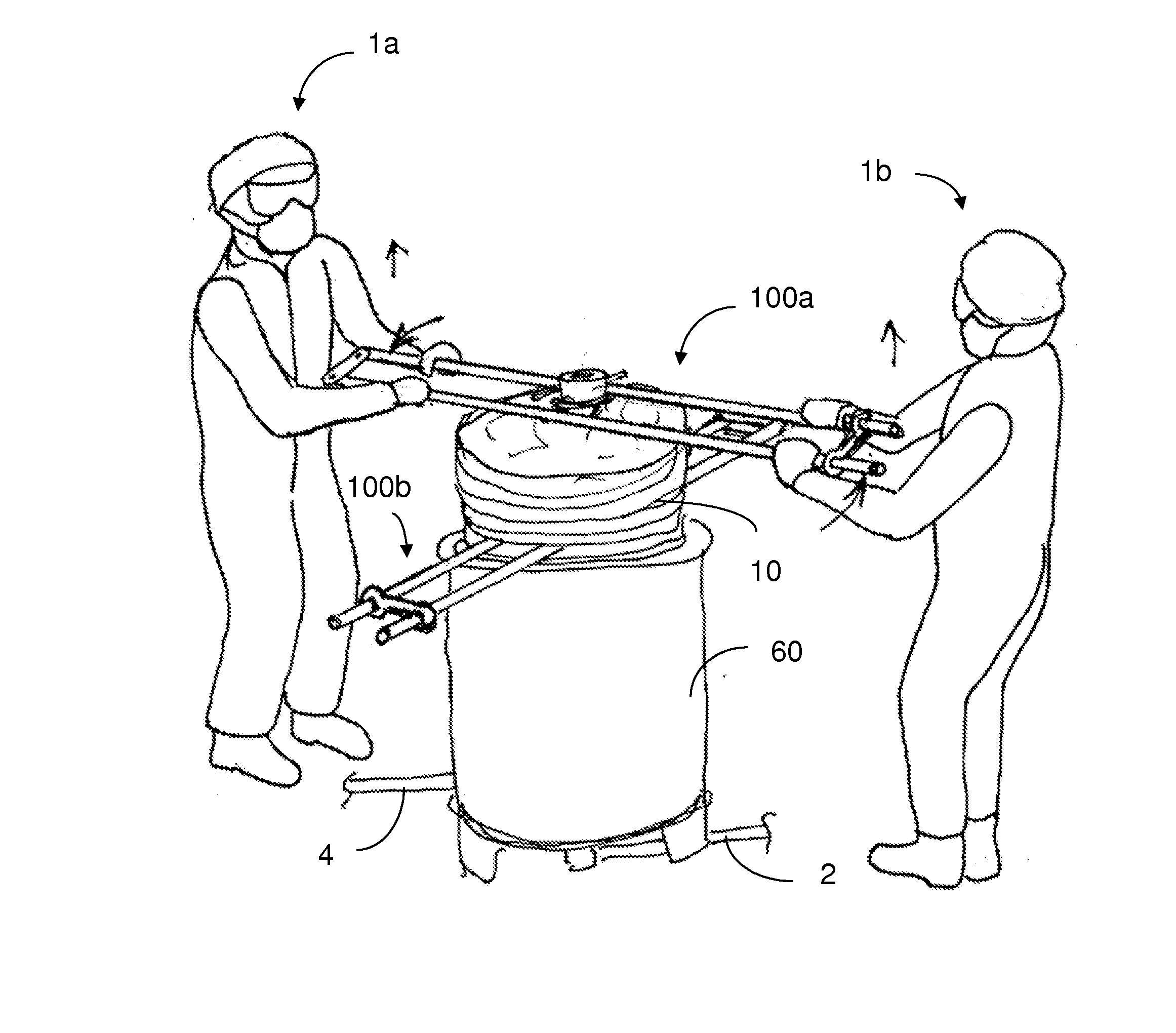 Method and apparatus for manipulating components of a filtration system