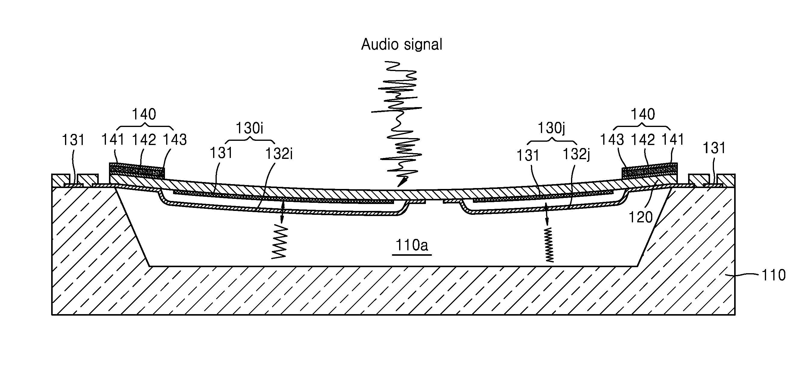 Audio sensing device and method of acquiring frequency information