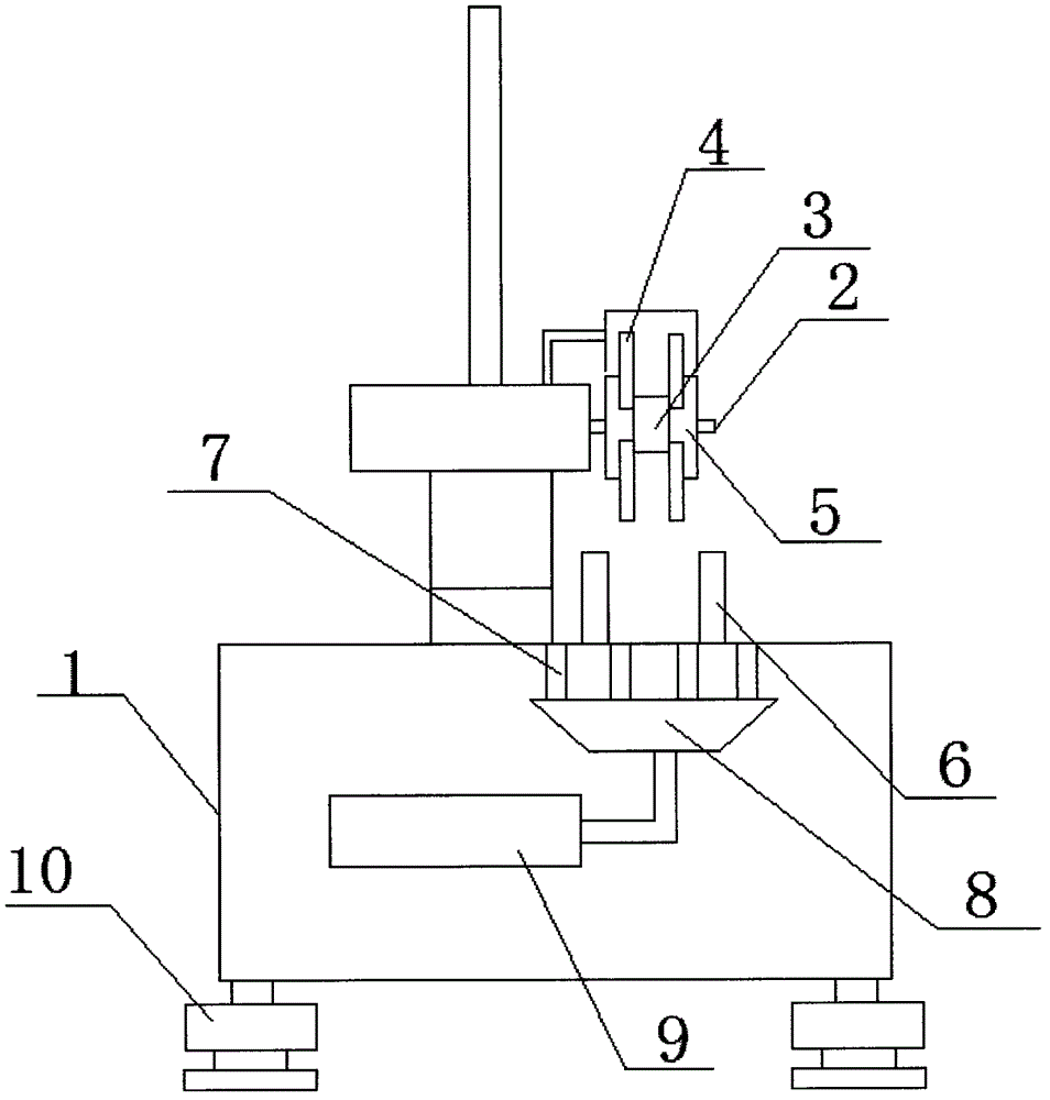 Automobile casting cutting machine