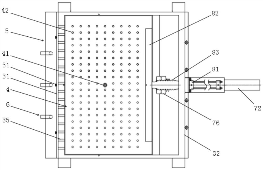 A kitchen waste compression dehydration dryer