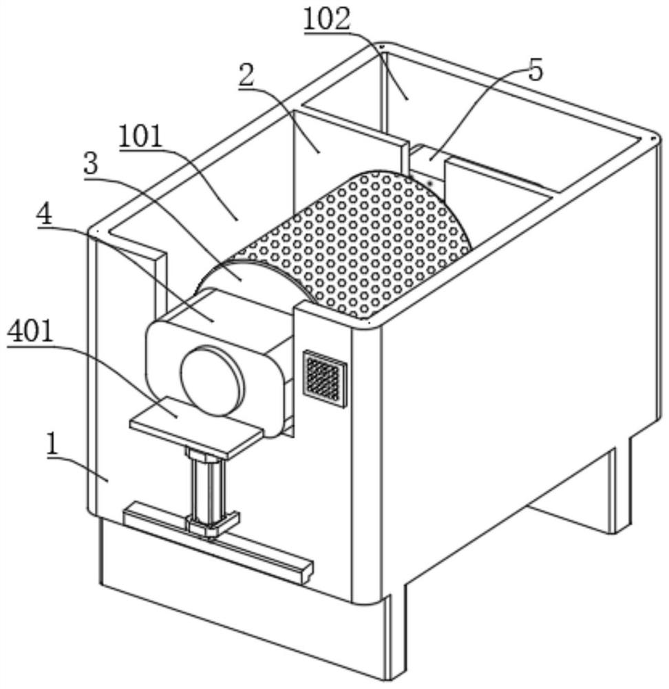 Waste residue screening device for polyether defoamer preparation