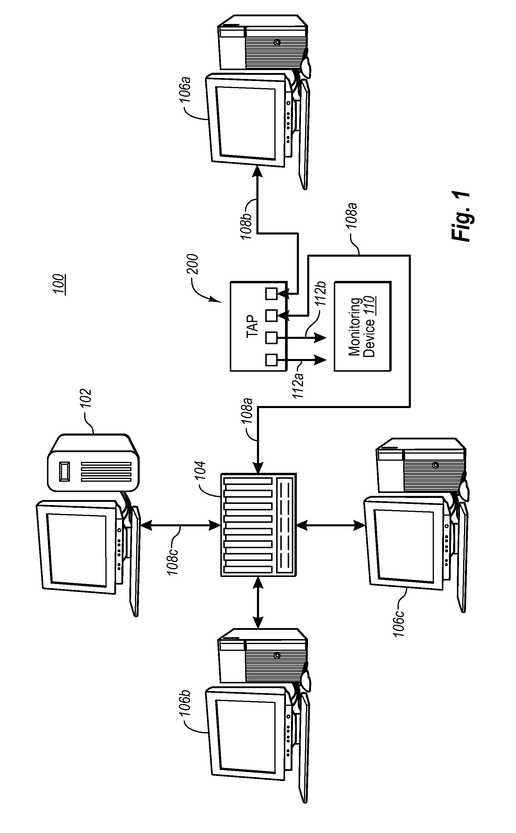 Network tap device powered by power over ethernet