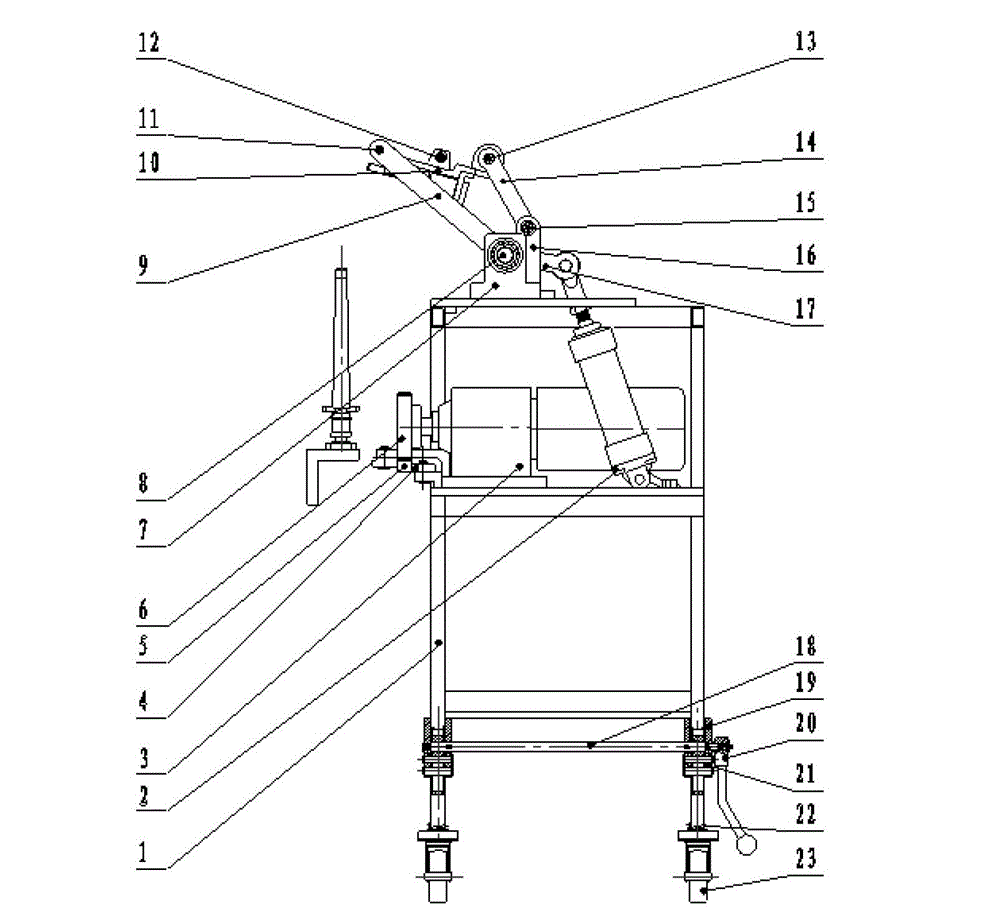 Automatic tube drawing device of doffer