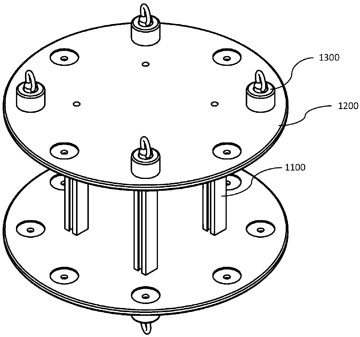 A multi-configuration cable-driven parallel robot and its space pose solution method