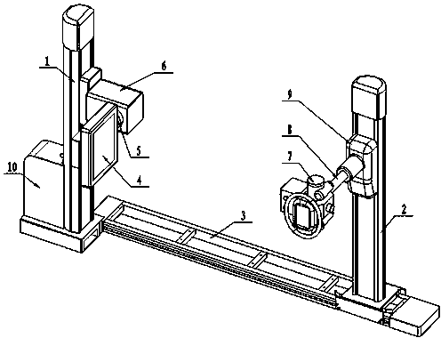 Digital X-ray imaging device and its system non-uniformity correction method