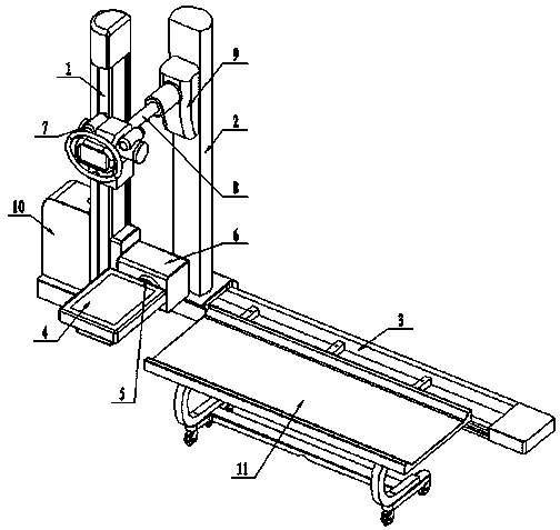 Digital X-ray imaging device and its system non-uniformity correction method