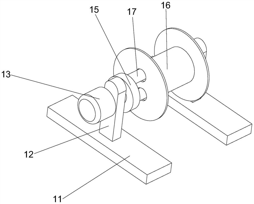 Cable pay-off device for 5G communication laying