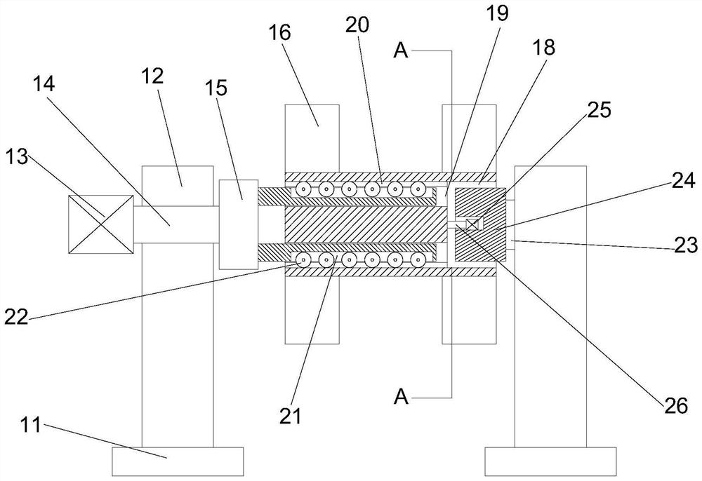 Cable pay-off device for 5G communication laying