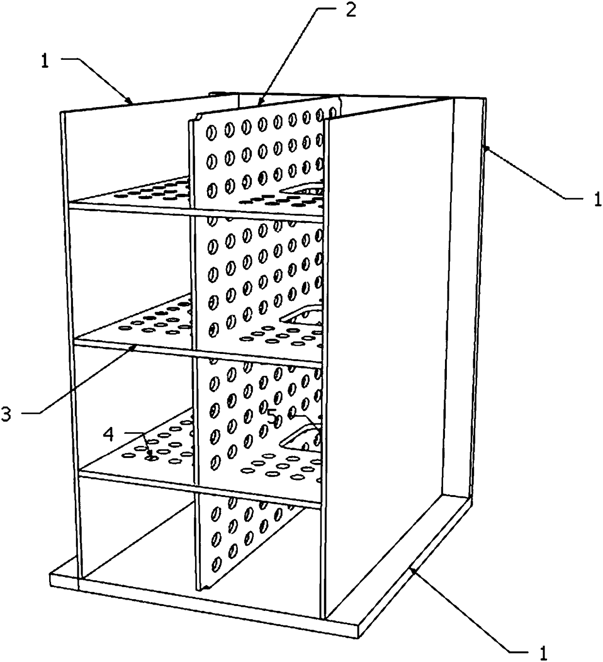 Steel-concrete composite beam structure applicable to self-compacting concrete pouring and design method