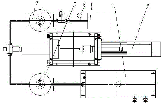 Ultrahigh pressure testing system and control method thereof