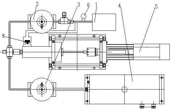 Ultrahigh pressure testing system and control method thereof