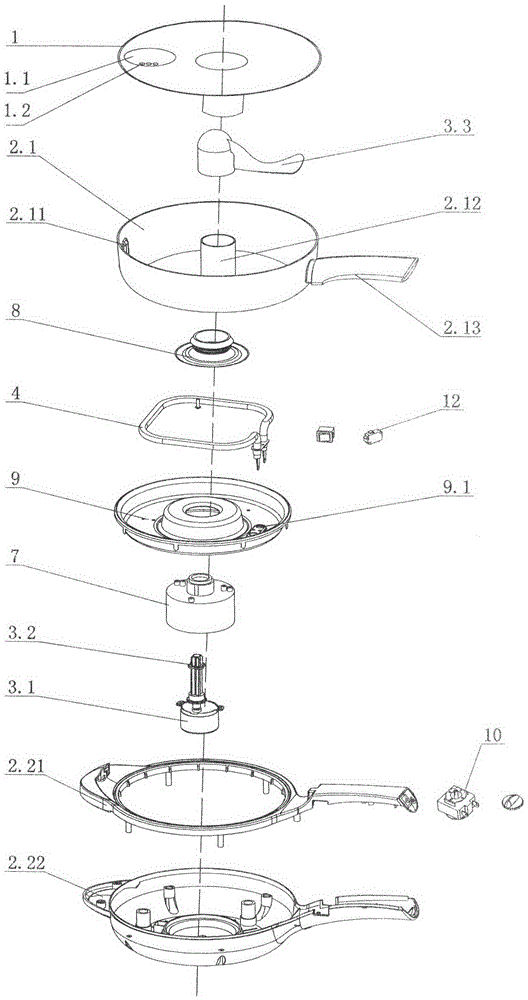 automatic feeding wok