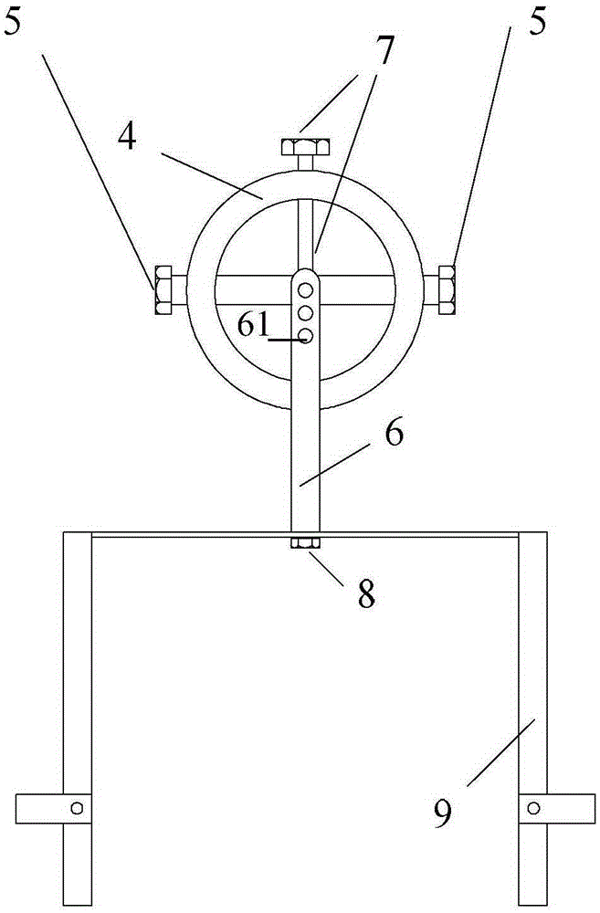 Sensor support device