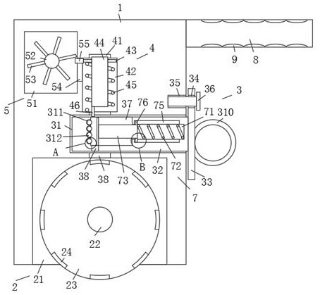 Finished product labeling device for food detection