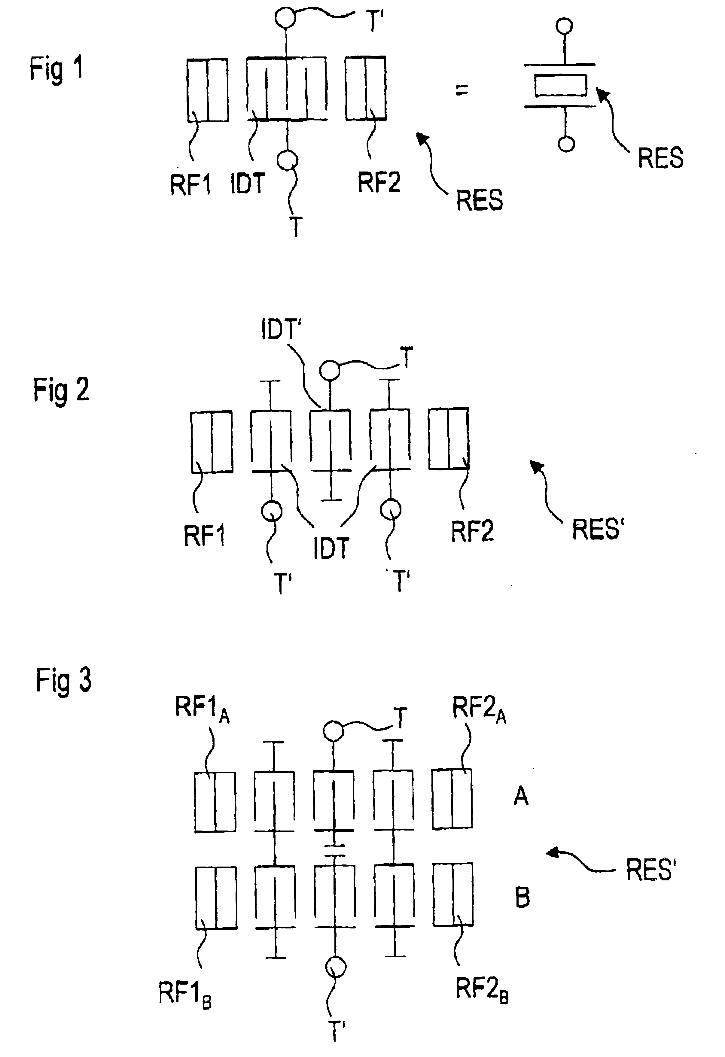 Resonator filter with improved adjacent channel selectivity