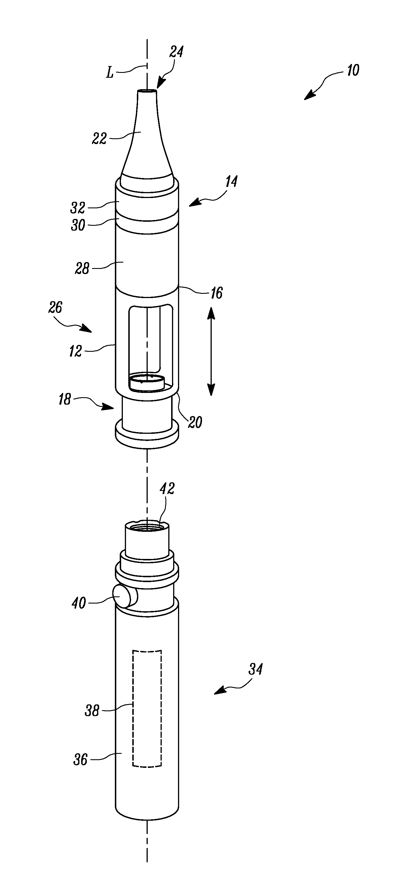 Portable vaporizer for dosing concentrate material