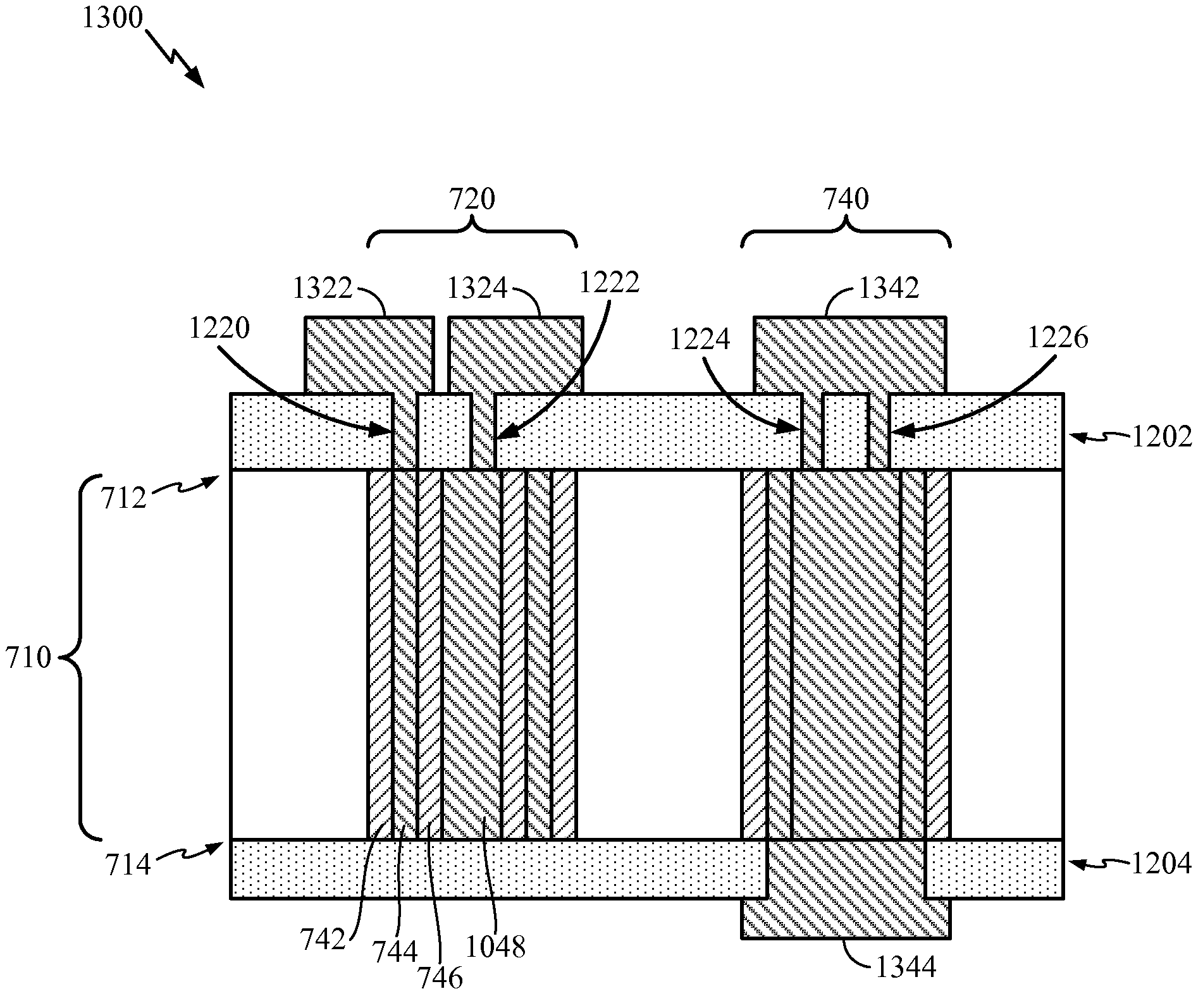 Through Silicon Via With Embedded Decoupling Capacitor