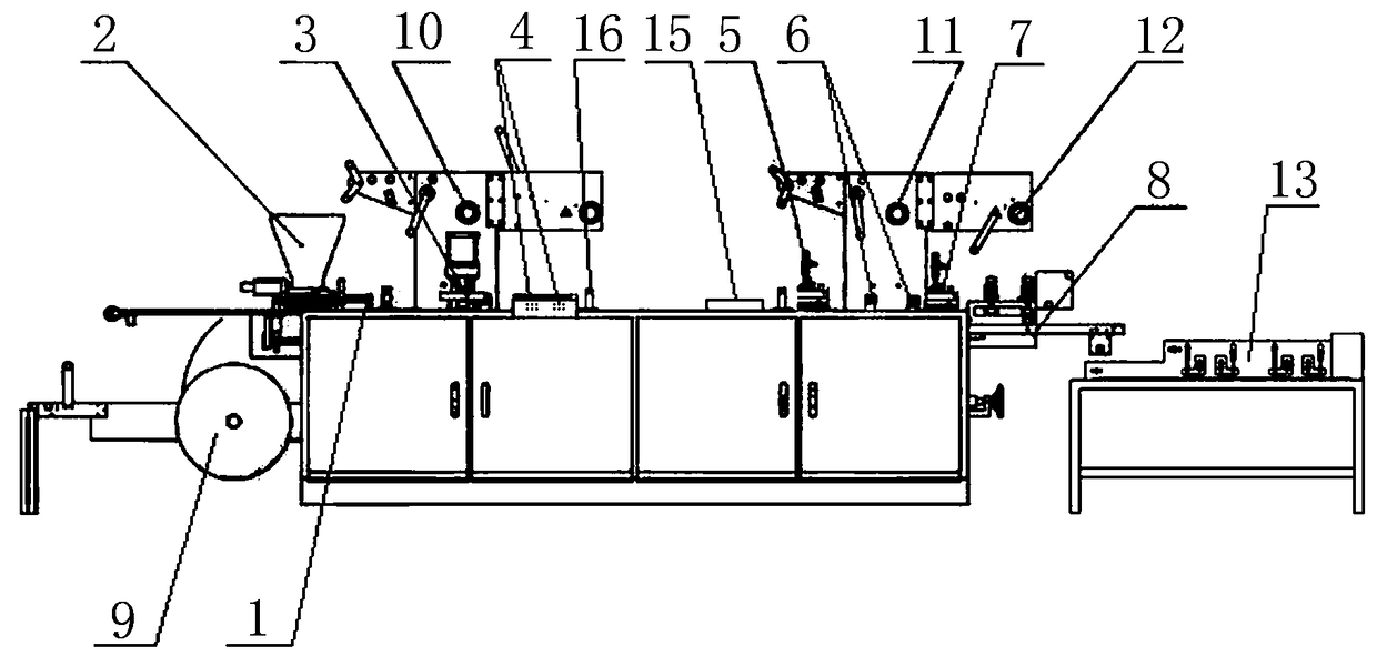 Hot compress steam mask forming machine