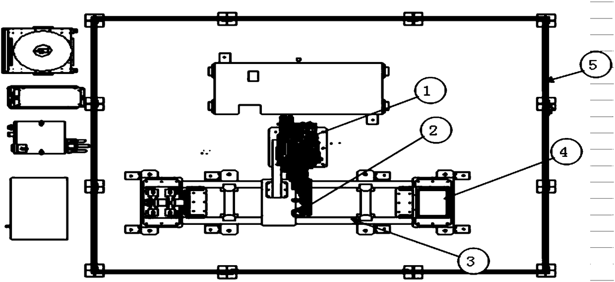 Seven-axis arc welding robot workstation and working method thereof