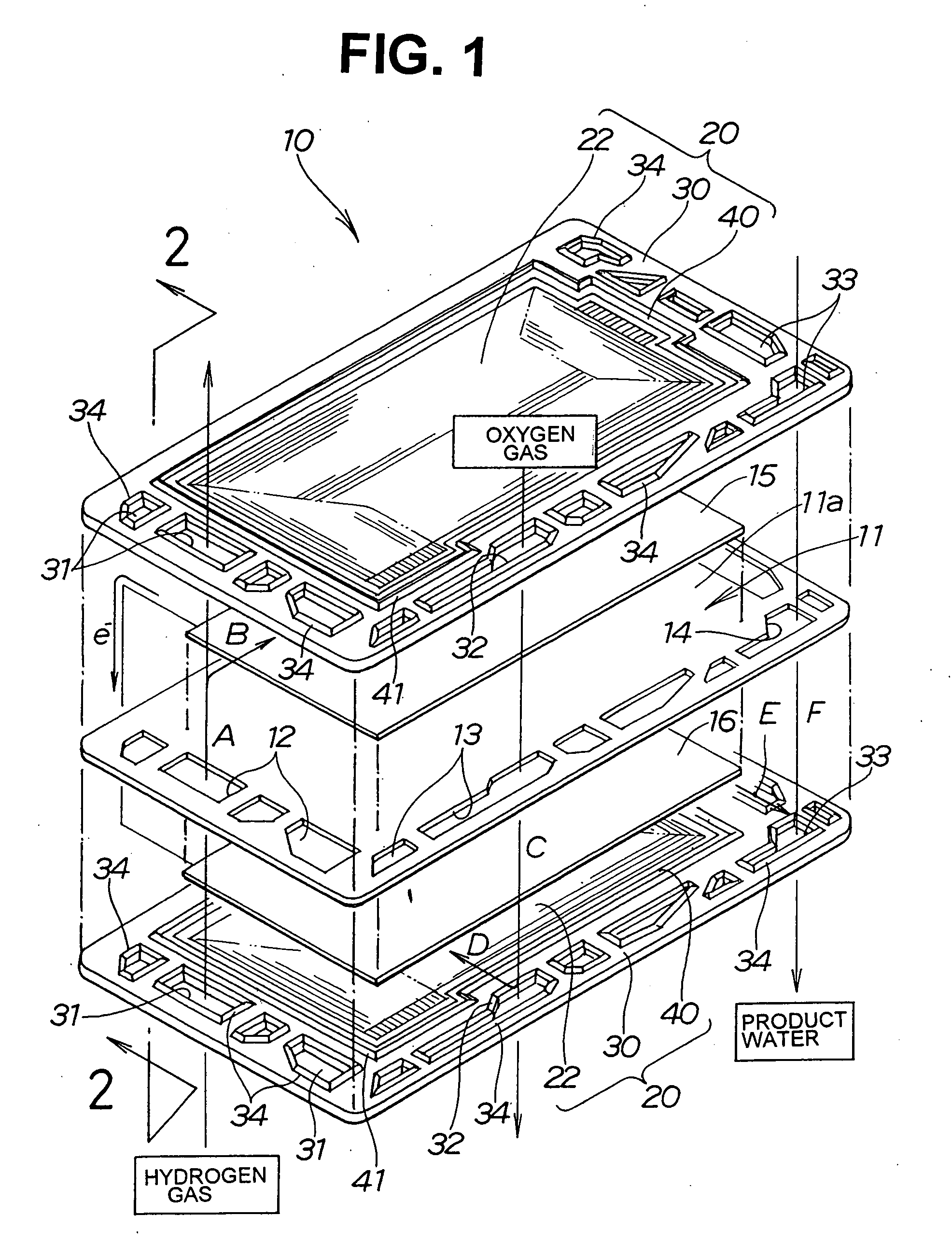 Separator for fuel cell