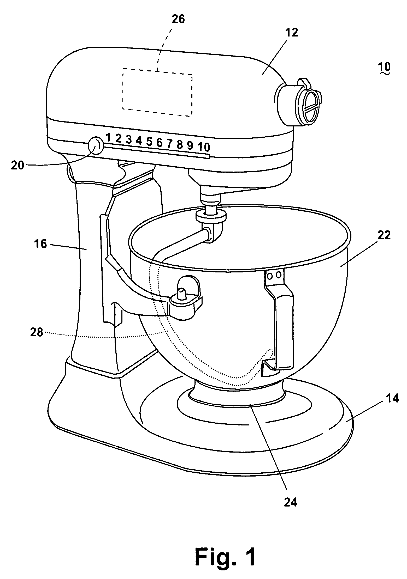 Utilizing motor current variations to control mixer operation