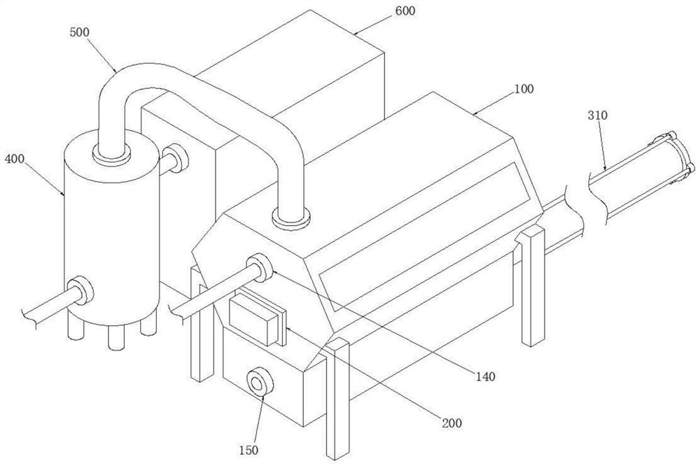 A biomedical wastewater treatment and purification device