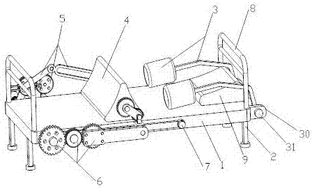 Automatic intermittent traction device for improving body microcirculation