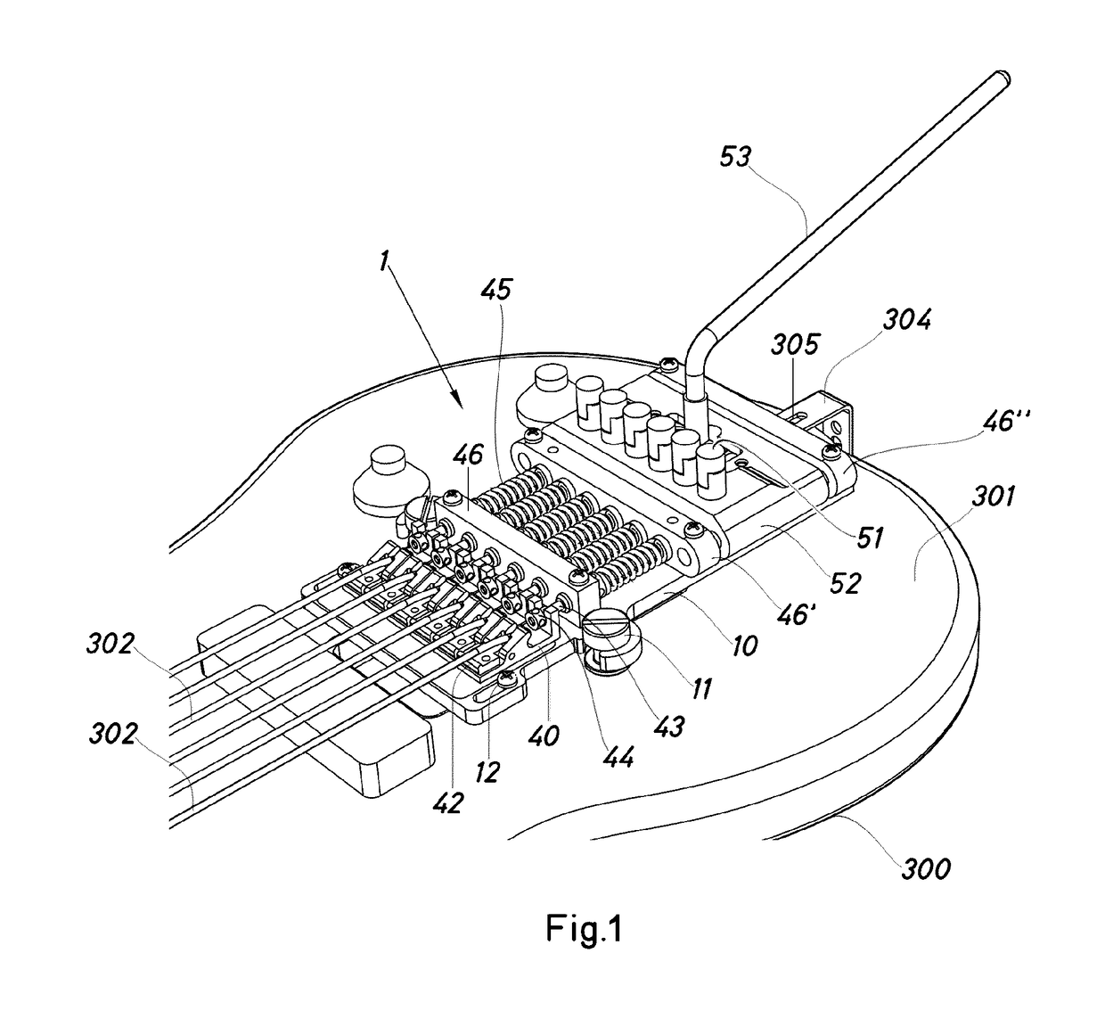 Device for altering the tension of the strings of a stringed musical instrument