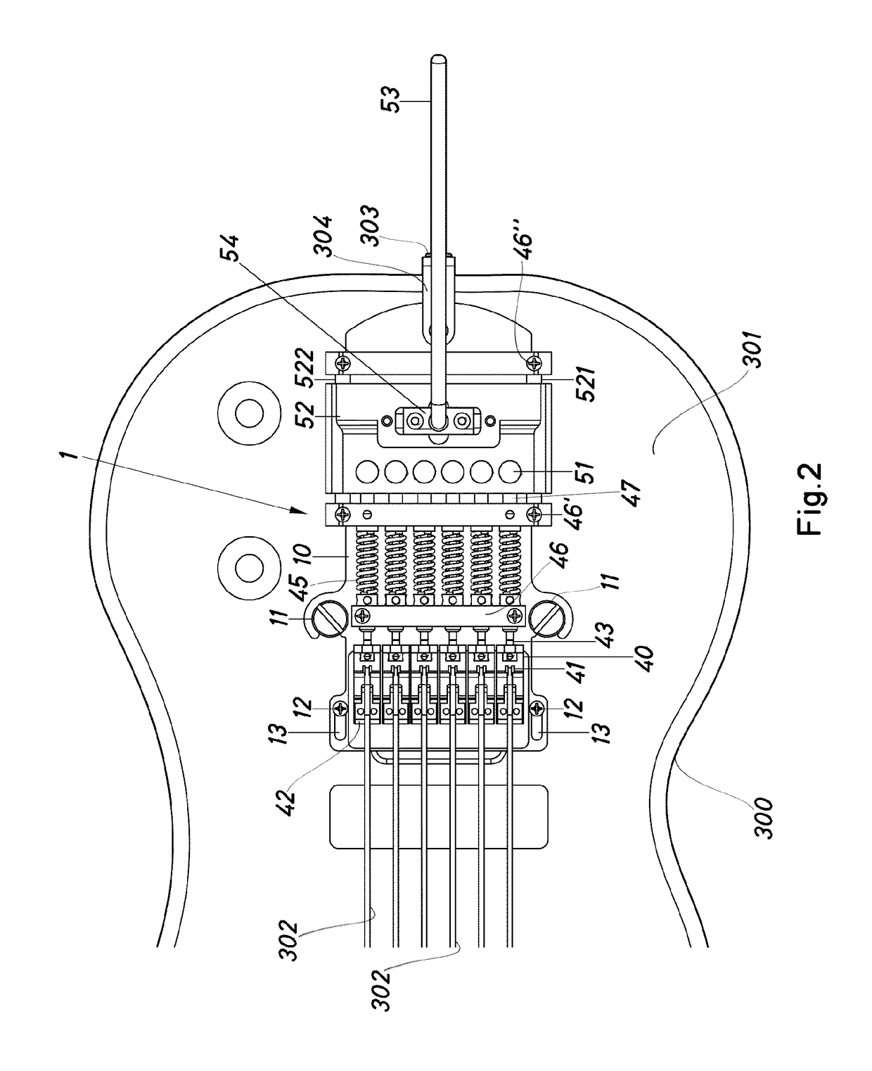 Device for altering the tension of the strings of a stringed musical instrument