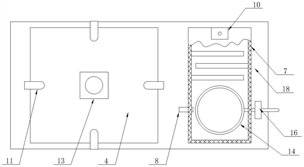 Environment-friendly waterborne NBR coating material waste-heat utilization and material recycling preparation device