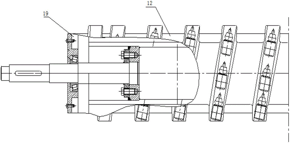 Road de-icing device and de-icing method suitable for loader