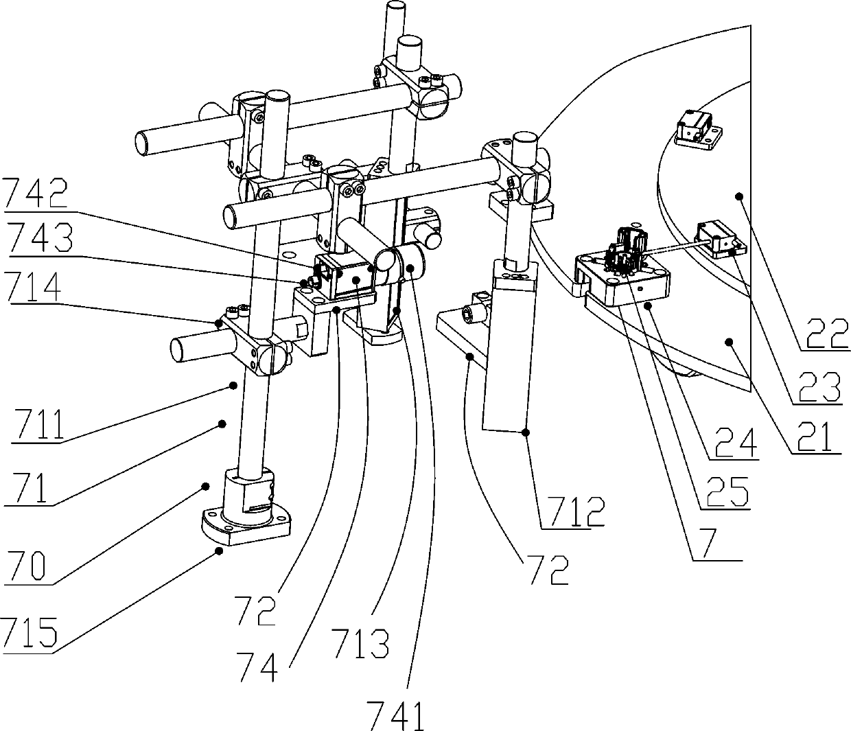 Spring detecting device