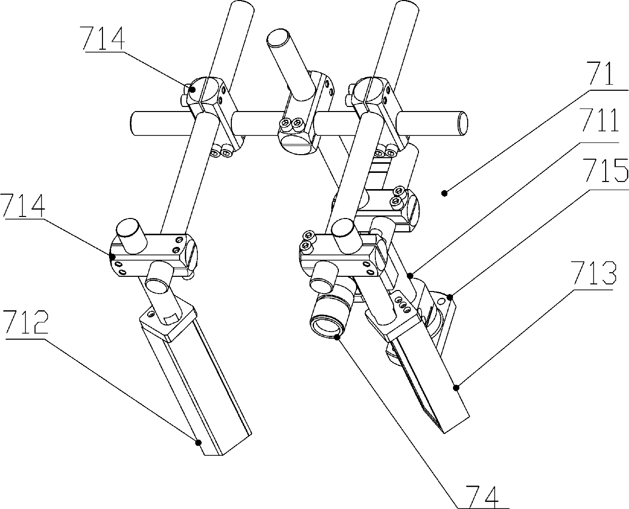 Spring detecting device