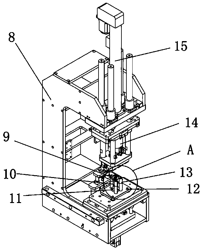 Assembly process of rotor and end cover in brushless motor and assembly equipment