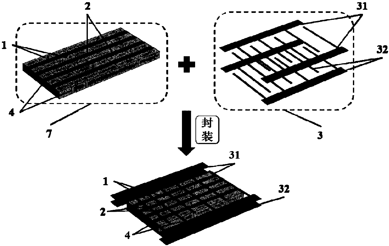 Longitudinal gradient short-fiber piezoelectric composite material and preparation method thereof