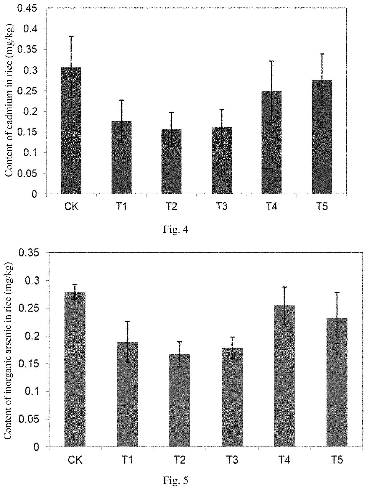 Ferrous modified selenium sol for inhibiting accumulation of cadmium and arsenic in rice and preparation method and application thereof