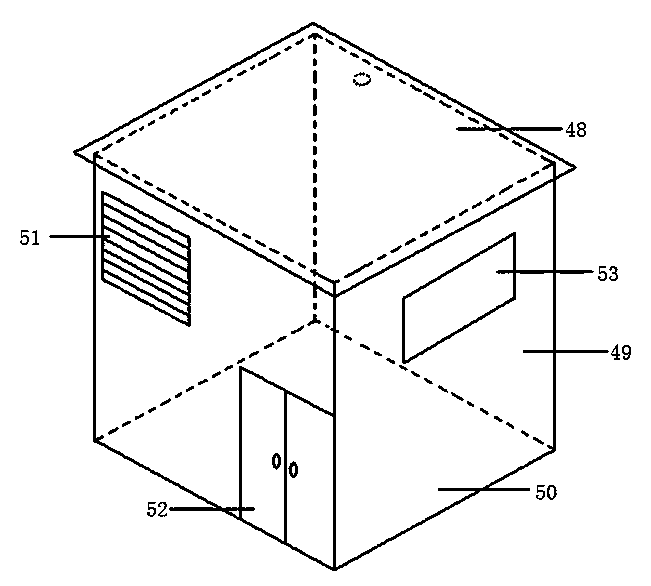 Photovoltaic research workbench and house model integrative experimental system