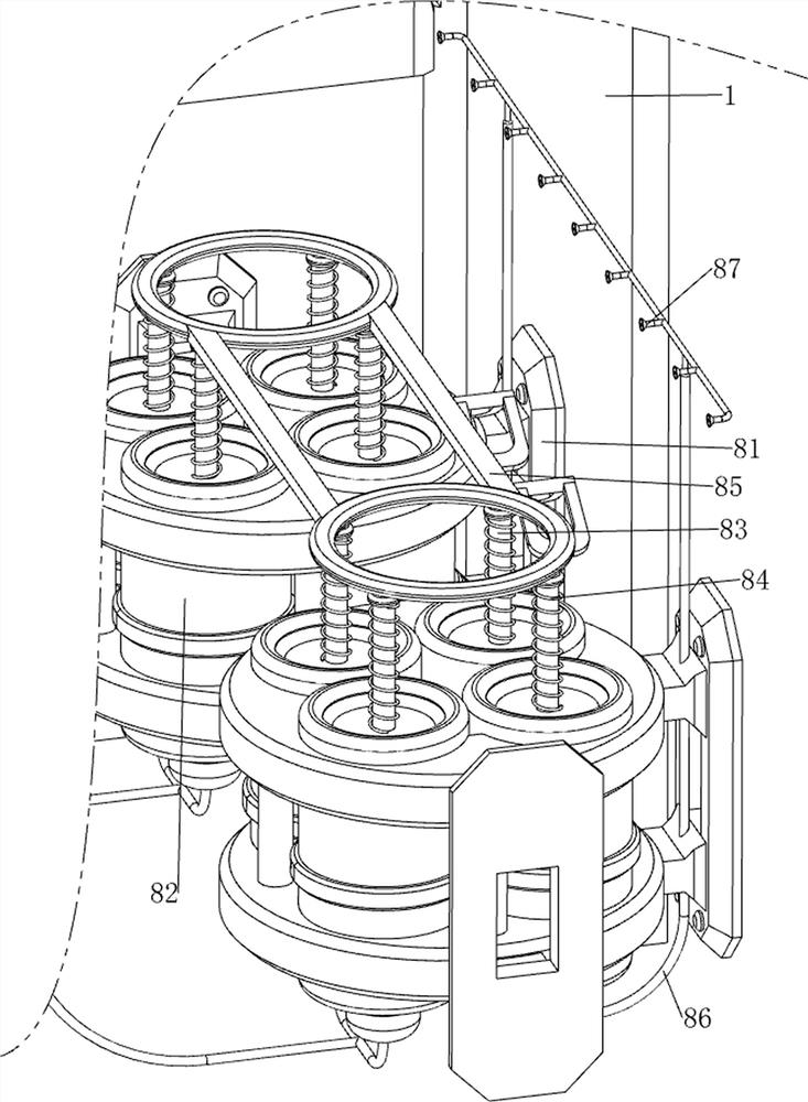 Tongue depressor recycling device for respiratory surgery department