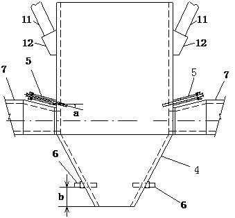 Low nitrogen type decomposition furnace and method for reducing nitrogen oxide concentration in clinker calcination process