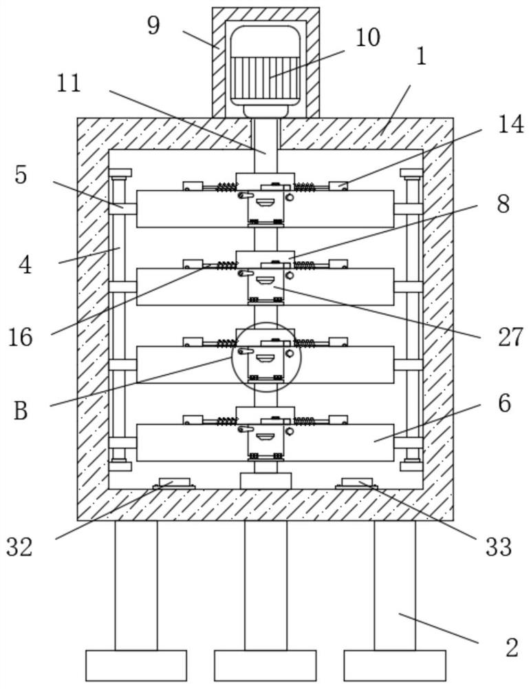 Energy-saving heat preservation drying box for traditional Chinese medicinal material processing and traditional Chinese medicinal material processing technology