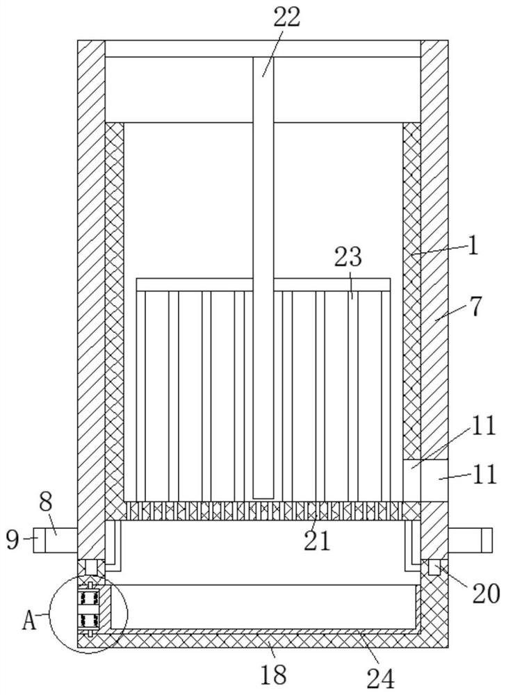 Bottom discharging control system for rice storage bin