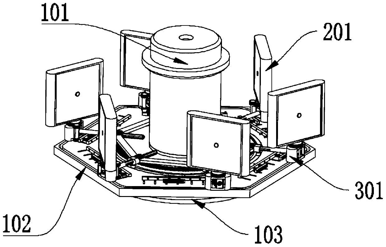 Mechanical transmission type display device based on field of electronic information