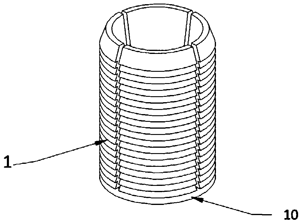 Prestressed expanding shell anchor rod and construction method thereof