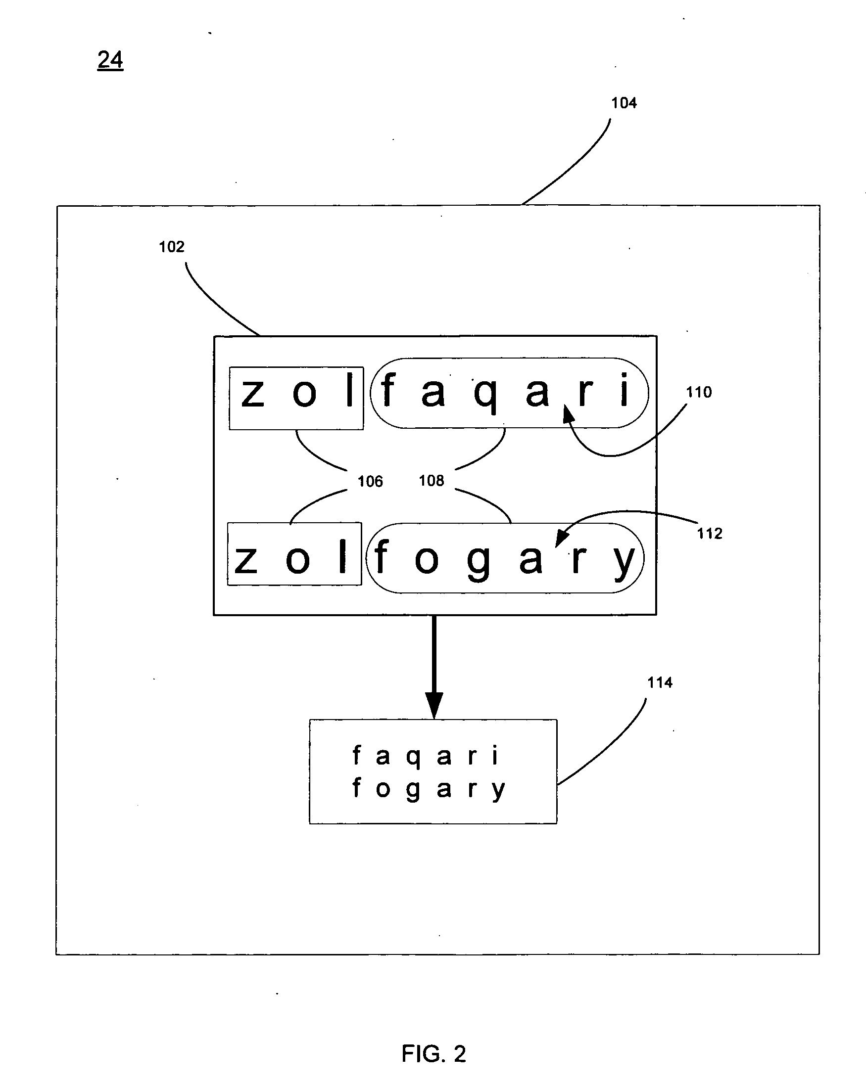 System and method for variant string matching