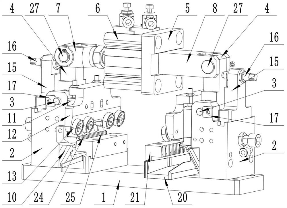 A rotary punching device for automobile seals