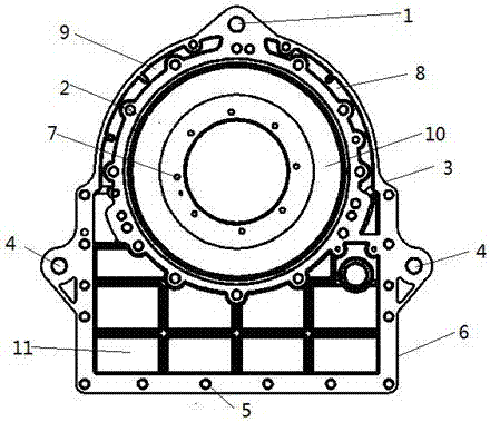 Auxiliary shell device for hydraulic retarder